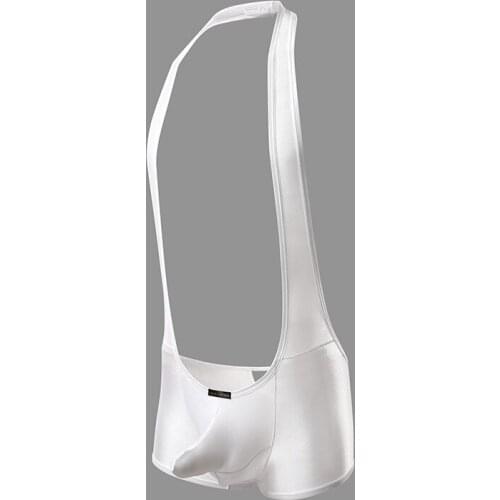 Mens Sexy Jumpsuit Shorts Bodysuit One Piece Polyester Breathable Show Buttocks Design Slim And Fit Style