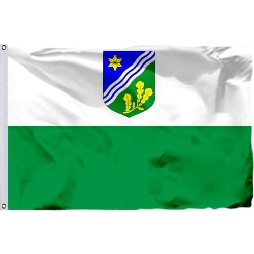 Estonia Grab The Counties Flag 90X150cm 3x5ft 120g 100D High Quality Tartumaa Lipp Banner Free Shipping