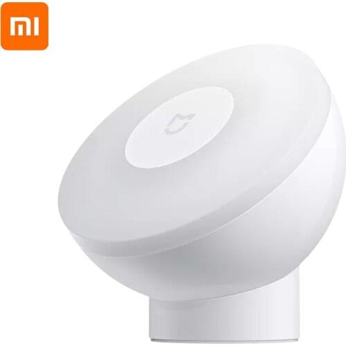 Xiaomi Mijia Night Light 2 Smart Sensor Magnetic Structure 360 Rotating Adjustable Led Bulb Bedside Lamp for Bedroom Corridor