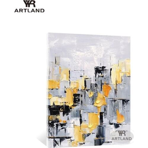 New arrived Modern abstract oil painting wall decoration Hand painted draw on canvas hanging picture artwork for living room