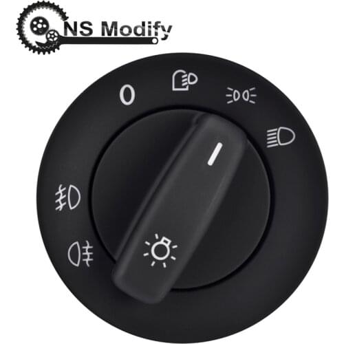 NS Modify Headlight Switch Fog Lamp Switch For VW Caddy III Touran Jetta Golf V VI 5 6 Jetta Passat B6 CC Rabbit 1K0 941 431N