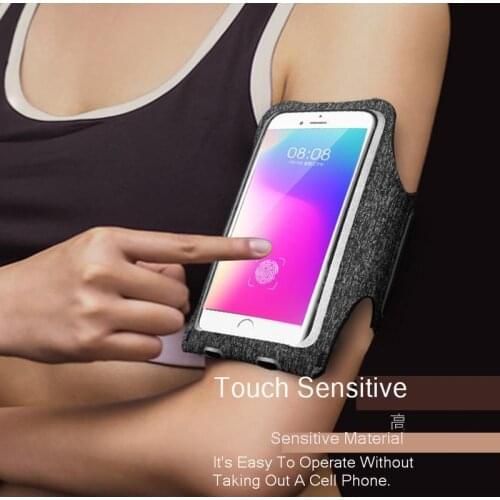 Portable Running Sports Armbands Bag Case GYM On Hand Touch Screen Phone Pouch Cover For iPhone 12 Samsung Xiaomi
