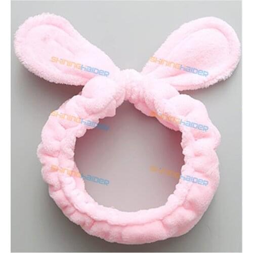 Flannel headband cute sweet hair band with hair band hair plush headband headband Korean