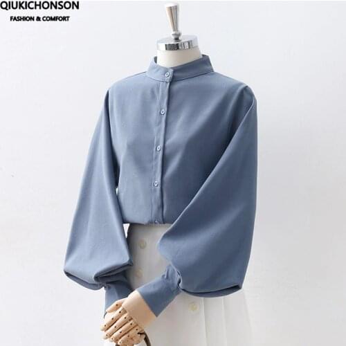 Qiukichonson Womens Black Shirts