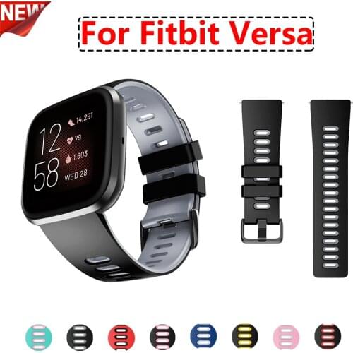 Replacement Band For Fitbit Versa Strap Soft Silicone Waterproof Fashion Watch wristband For Fitbit Versa2/Versa Lite Watchband