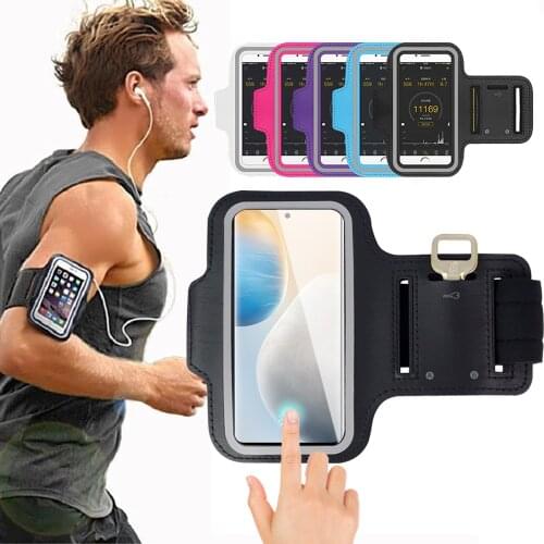 Sports Running Phone Bag for Vivo X60 X27 X30 Pro X50 Pro+ X60T X51 X50E X21 X20 Plus UD X23 X21i Arm Band For X50 Lite Fundas
