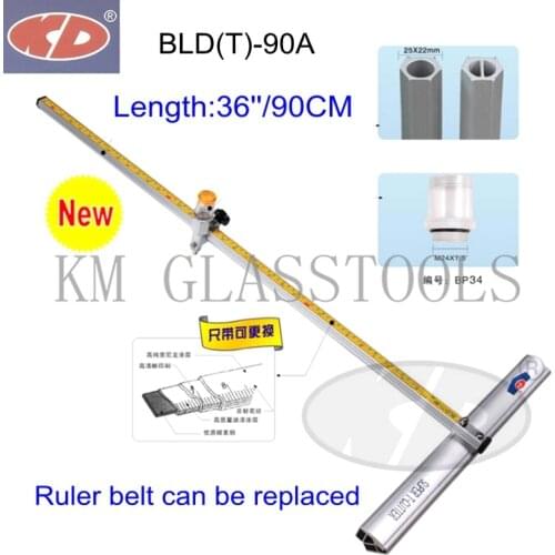 Super quality! KD 36"/90CM Speed T Shaped Oil Filled Glass Cutter Cutting Tool.Cutting glass 6~12 mm