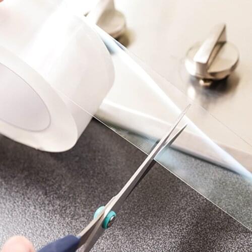 3CMx3M Bathroom Shower Sink Bath Sealing Strip Tape PVC Self adhesive Waterproof Anti-mold Wall Sticker Bathroom Kitchen Sticker