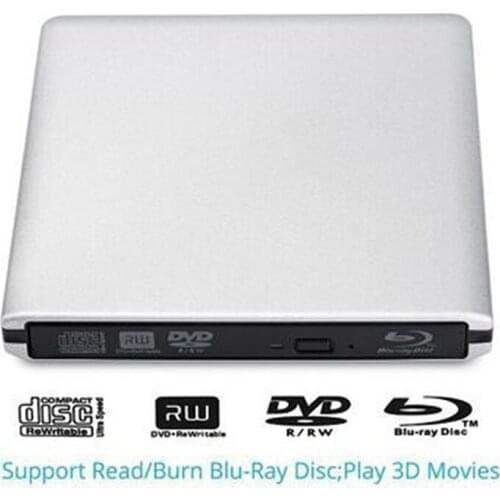 USB3.0 External DVD Burner Blu-ray Player For Laptop Mobile PC And Compatible PC