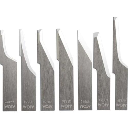 10PCS ATOM oscillating knife CNC Blade Digital Die Cutting Machine 30773 30774 33856 39895 39999 40073 46251 46251T 47659 49409