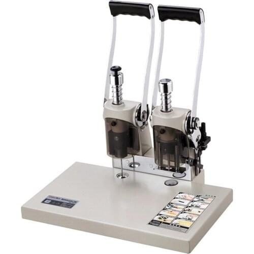 Financial voucher binding machine riveting pipe binding electric hot melt drilling machine Office supplies learning stationery