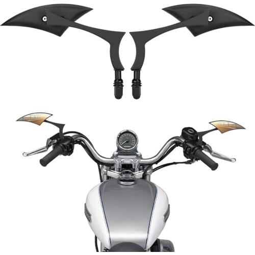 For Harley Sportster Spear Blade Mirrors Rear View Mirrors Side Mirror for Street Glide Electra Glide for Softail Dyna 1982-2021
