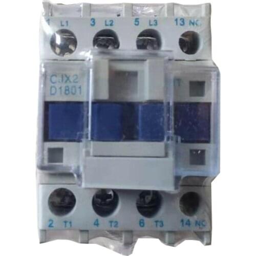 CJX2-1801 LC1-D 3P+1NO AC contactor 32A coil voltage 380v 220v 50 / 60hz rail mounting pull down view