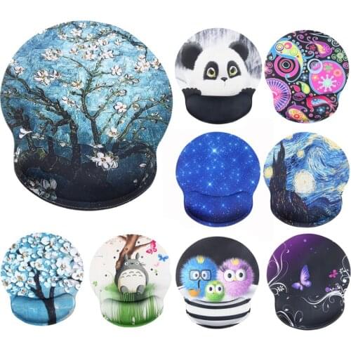 Ergonomic Memory Foam Nonslip Wrist Support-Lightweight Rest Mousepad for Office,Gaming,Computer, Laptop & Mac,Pain Relief