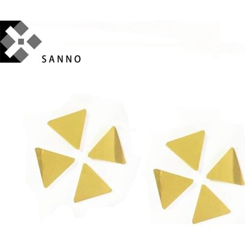 20PCS Tungsten carbide indexable milling inserts 3130511 black / yellow coating triangle machine milling cutter lathe tool