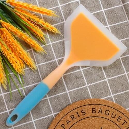 Home Cooking Utensils Silicone Spatulas Beef Meat Egg Kitchen Scraper Wide Pizza Shovel Heat Resistant Non-Stick Food Lifters