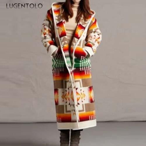Lugentolo Women's Hooded Coats