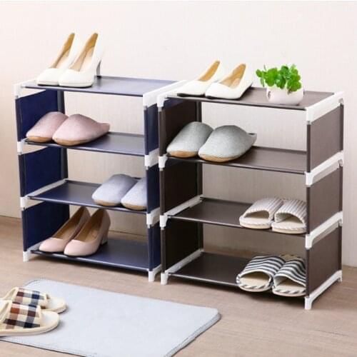 Multi-layer Simple Shoe Rack Household Dustproof Assembly Fabric Shoe Cabinet Economy Dormitory Multi-purpose Shoe Cabinet