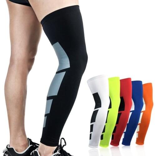 Dayselect 1Pcs Anti Slip Sports Compression Leg Sleeve Calf Shin Splint Support Protect for Pain Relief Recovery knee Protector