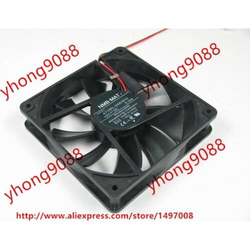 NMB-MAT 4710KL-04W-B10 EA2 DC 12V 0.16A 2-wire 120x120x25mm Server Cooling Fan
