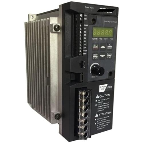 New S310-201-H1BCD 1 Phase 220V 4.2A 0.75KW 1HP Inverter VFD Frequency AC Drive