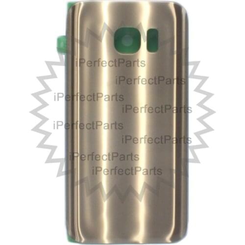 NEW For SAMSUNG Galaxy S7 EDGE S7 Back Battery Cover G930 G935F Rear Door Glass Housing Case For SAMSUNG S7 Battery Cover