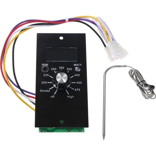 Upgrade Replacement AC 120V Digital Temperature Controller Thermostat Board For Pit Boss Wood Pellet Grills With Probe Sensor