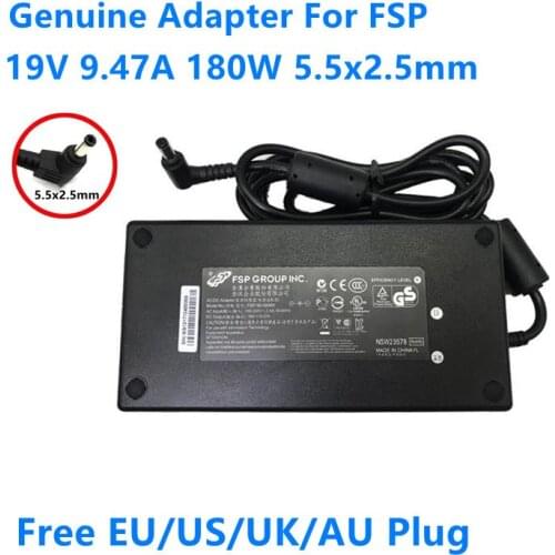 Genuine 19V 9.47A 180W 5.5x2.5mm FSP FSP180-ABAN2 FSP180-ABAN1 AC/DC Power Adapter For 180W Laptop Power Supply Charger