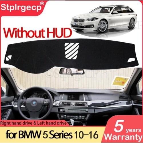 For BMW 5 Series F10 2010~2016 Anti-Slip Mat Dashboard Cover Pad Sunshade Dashmat Carpet Cape Accessories 520i 525i 530i 535i