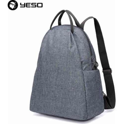YESO Laptop Backpack Women 13 14 inch Backpacks Leisure Waterproof Backpack For Teenagers Oxford Business Casual Backpacks girl