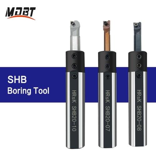 SHB Boring Tool Bar SHB12 SHB16 SHB20 2 3 4 5 6 7 8 10 12MM Inner Hole Handle MIR MTR Holder Shock-Resistant Knife Sleeve