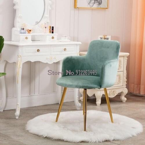 Nordic dressing stool ins backrest makeup chair beauty manicure chair computer chair dining chair lounge chair negotiation sofa