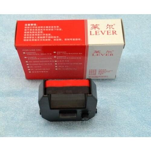 Black and Red Compatible Time Clock Ribbon Time Recorder Ribbon for HS K5 ET6500 Comet ET800 0ET8300 ET6200