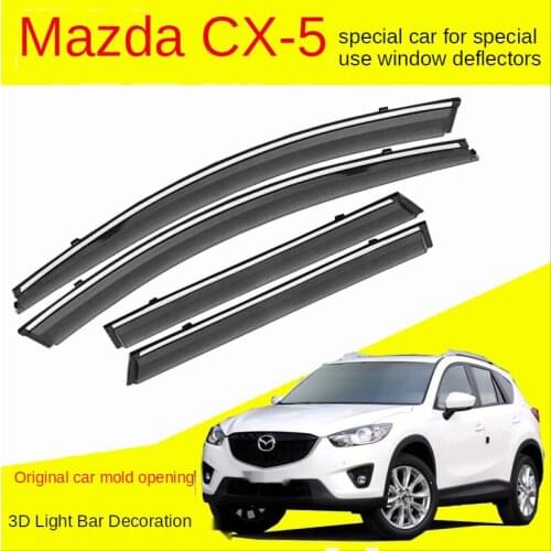 Special Mazda CX - 12-21, paragraph 5 original original accessories modified car blocking the window rain or shine