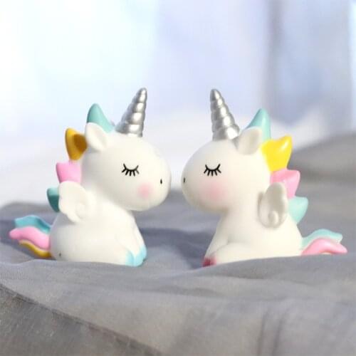 Rainbow Unicorn Cake Topper Birthday Decor Wedding Cake Flags Birthday Party Baking Decoration Supplies Cake Decorating Tools