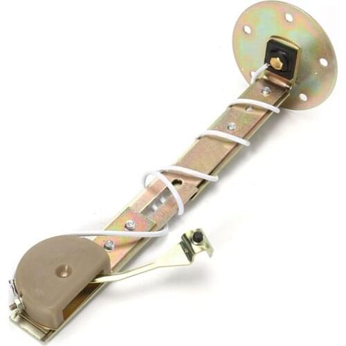 52MM Fuel Level Gauge Accessory Meter E-1/2-F DC 12V ABS Plastic Metal Illumination Sensor