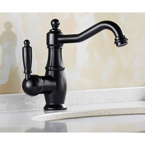 Vidric oil bubbed Bronze Counter Top Vintage Basin Water Mixer Lavatory Classic European Style Basin Water Mixer Tap Basin fauce