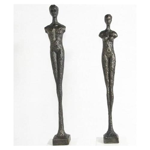 Wo have to copper art home office hotel soft outfit gift abstract figure sculpture DS-707