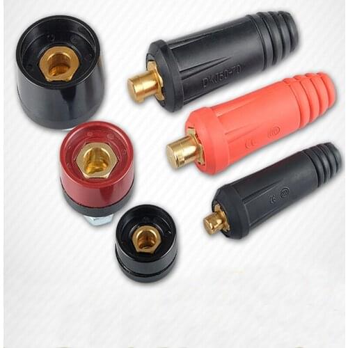 Electric welding machine copper 10-25 35-5050-70 welding handle wire quick connect plug socket fittings