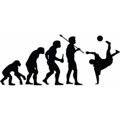 Evolution Football Player Sticker Sports Decor Helmets Kids Room Decoration Posters Vinyl Soccer Car Decal Wall Decals