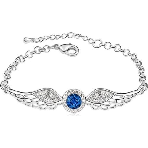 Hot Sale Luxury Elegant super Shiny Crystal Rhinestone Fashion woman bracelet, New Jewelry for Wedding Gifts Bangle Hand Chain