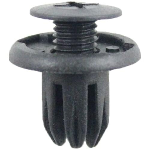 KE LI MI 30Pcs 10mm Fenders Bumper Screw Push Type Plastic Rivets Fastener Clips For Honda Toyota Chery Opel Ford