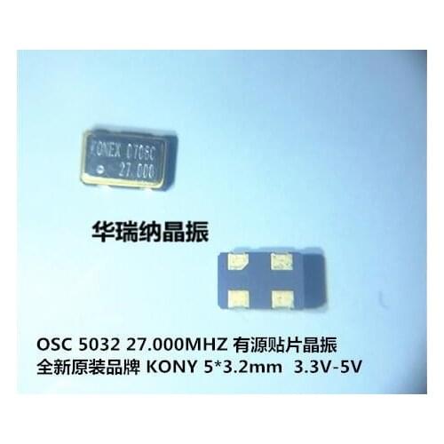 Active chip crystal oscillator OSC 5 * 3.2mm 5032 27m 27mhz 27.000mhz import