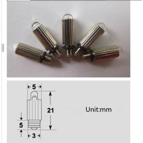 Free Shipping New Child Laryngoscope Bulb Lamp 2.5V0.28A 2.5V0.3 Amedical Equipment Halogen Bulb Free Tracking
