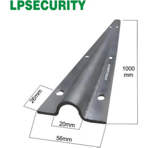 LPSECURITY 4m per pack steel rail track for sliding gate opener motor