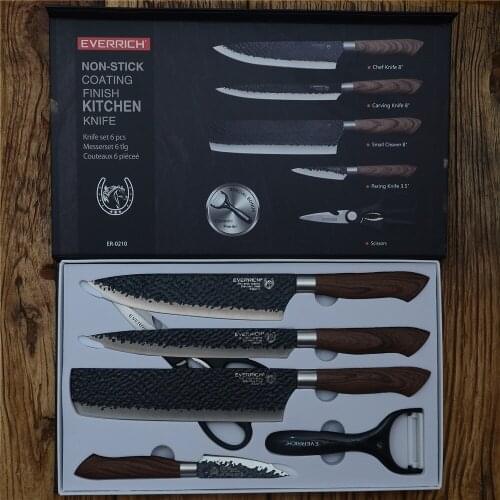 Stainless Steel Kitchen Knives Set Tools Forged Kitchen Knife Scissors Ceramic Peeler Chef Slicer Nakiri Paring Knife Gift Case