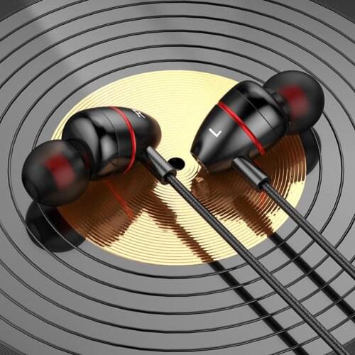 K3 Wired Earphone Universal 3.5mm Hifi Heavy Bass In-ear Earbuds Headset Earplug Gaming Headset Wired Earbuds Earphones with Mic