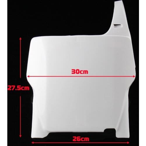 Front Number Plates Name Plate for CR125R CR250R CRF250R CRF450R 04-07 Off road Racing Motocross