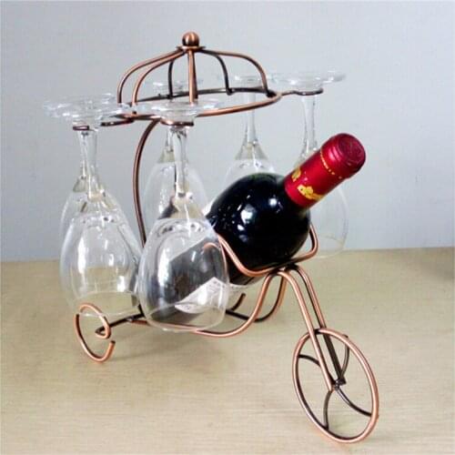 New Delicate Red Wine Bottle Glasses Holder Hanging Upside Down Cup Goblets Display Rack Bar Supplies Bottle Keeper Bartender