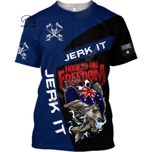 NewFashion Animal MaHi Fishing Camo Fisher Art Streetwear 3DPrint Men/Women Newest Summer Casual Funny Short Sleeve T-Shirts D-4